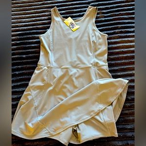 Halara Everyday Backless Stretchy 2-in-1 Flare Golf Dress